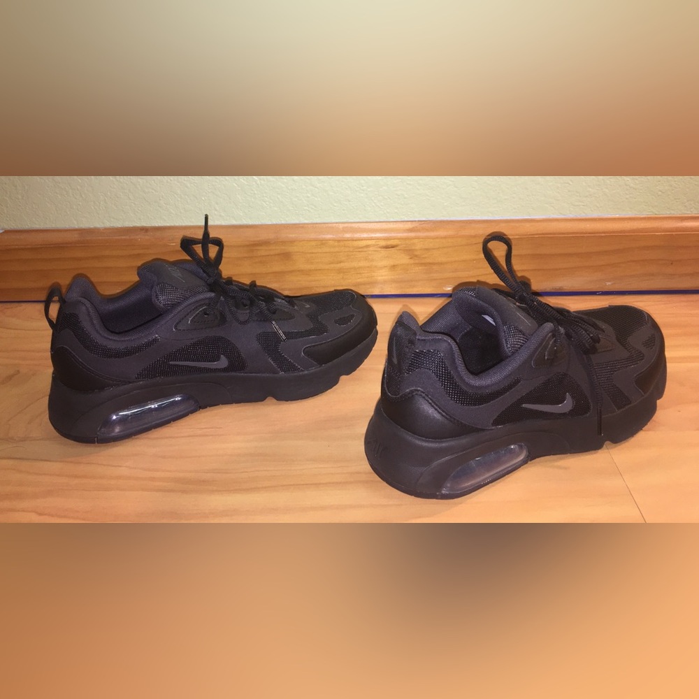 Youth Nike Air Max 200 Black Sneakers 7Y - Picture 5 of 11